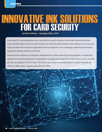 Innovative Ink Solutions for Card Security article